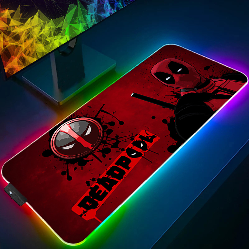 Rugged Tablet Accessories - LED Mouse Pad Gaming Backlight Lock