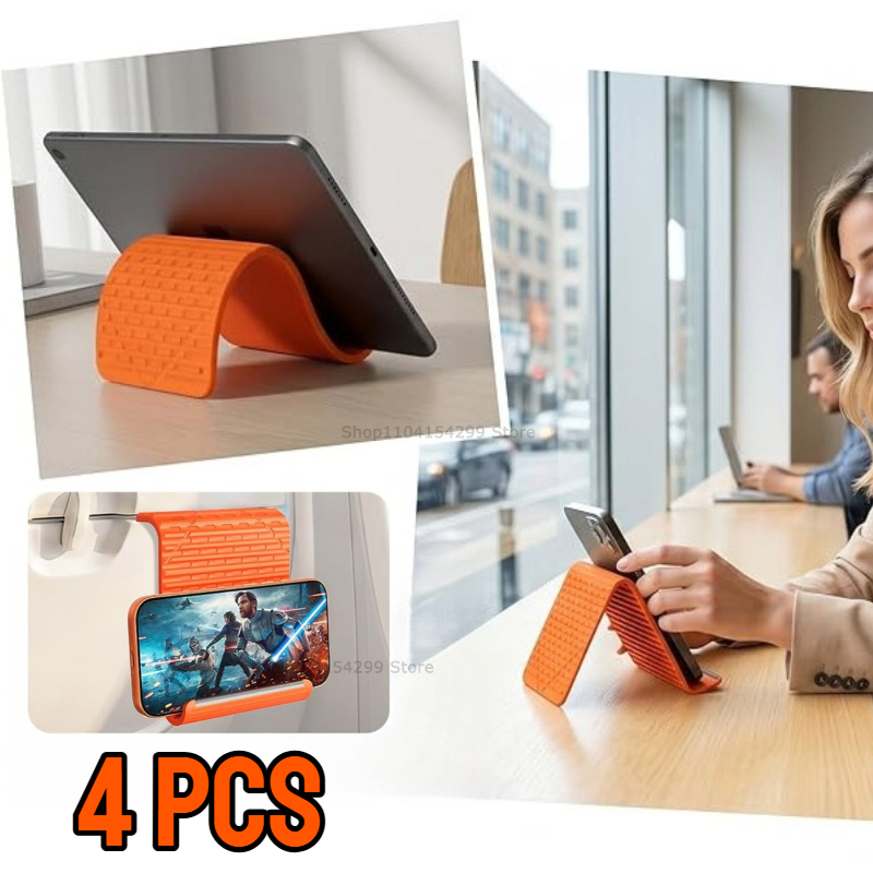 Tablet Stand Adjustable - Flexible Foldable Silicone Phone Holder Portable