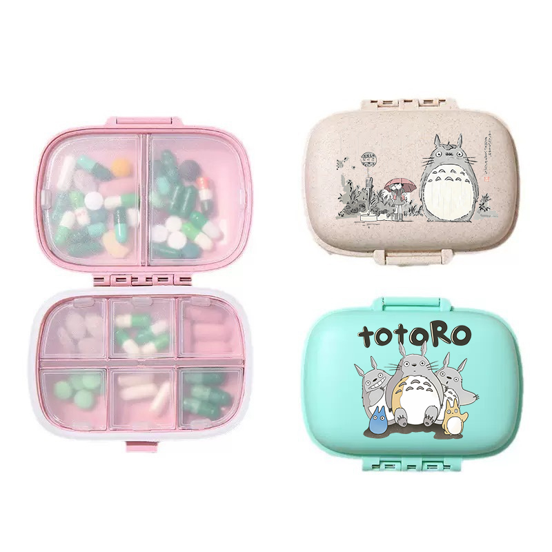 Cool Tablet Accessories - Totoro Mini Portable Pills Organizer Case