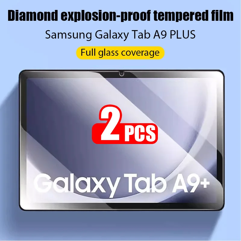 Samsung Tablet With Accessories - 2PCS HD Scratch Proof 11inch Tempered