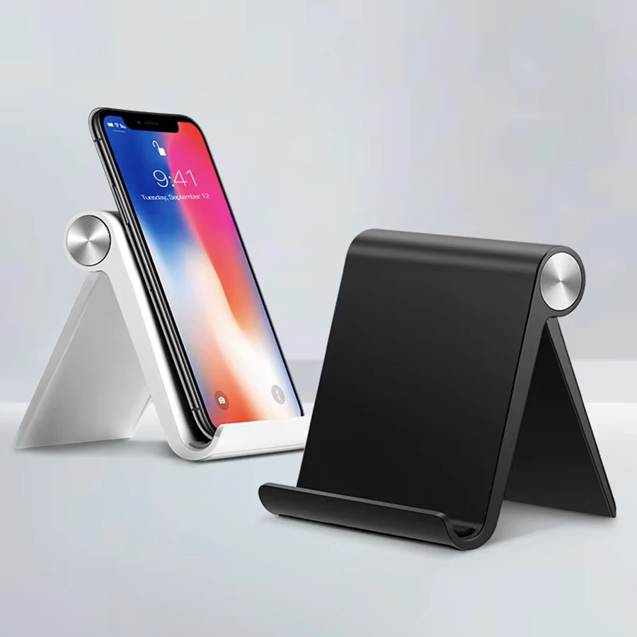 Tablet Stand Adjustable - Foldable Desktop Phone Holder Adjustable Portable