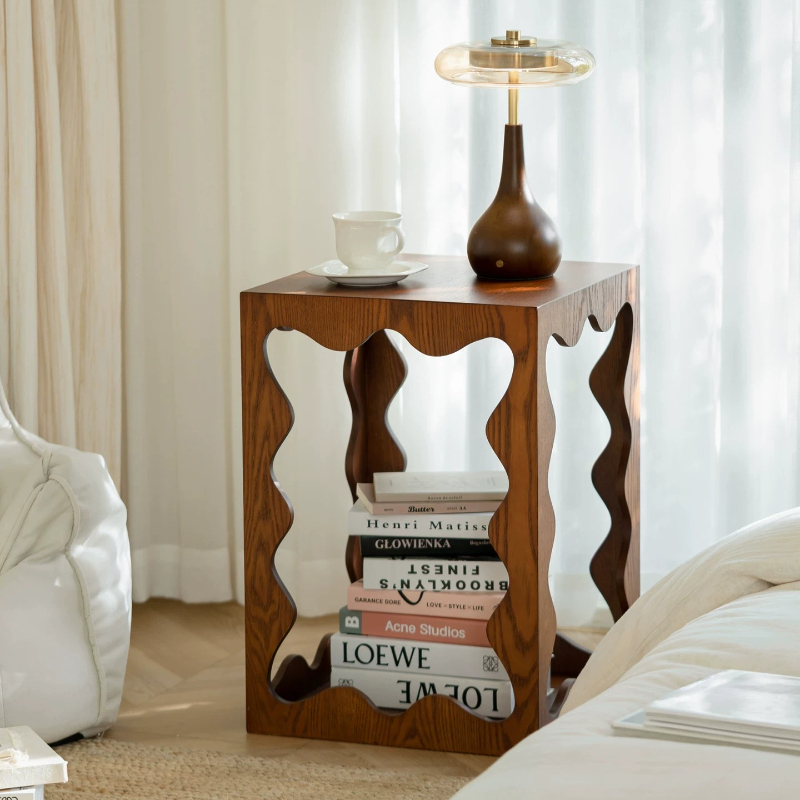 Low Wooden Unique Side Table A - огляд і ціна Unique Table Accessories