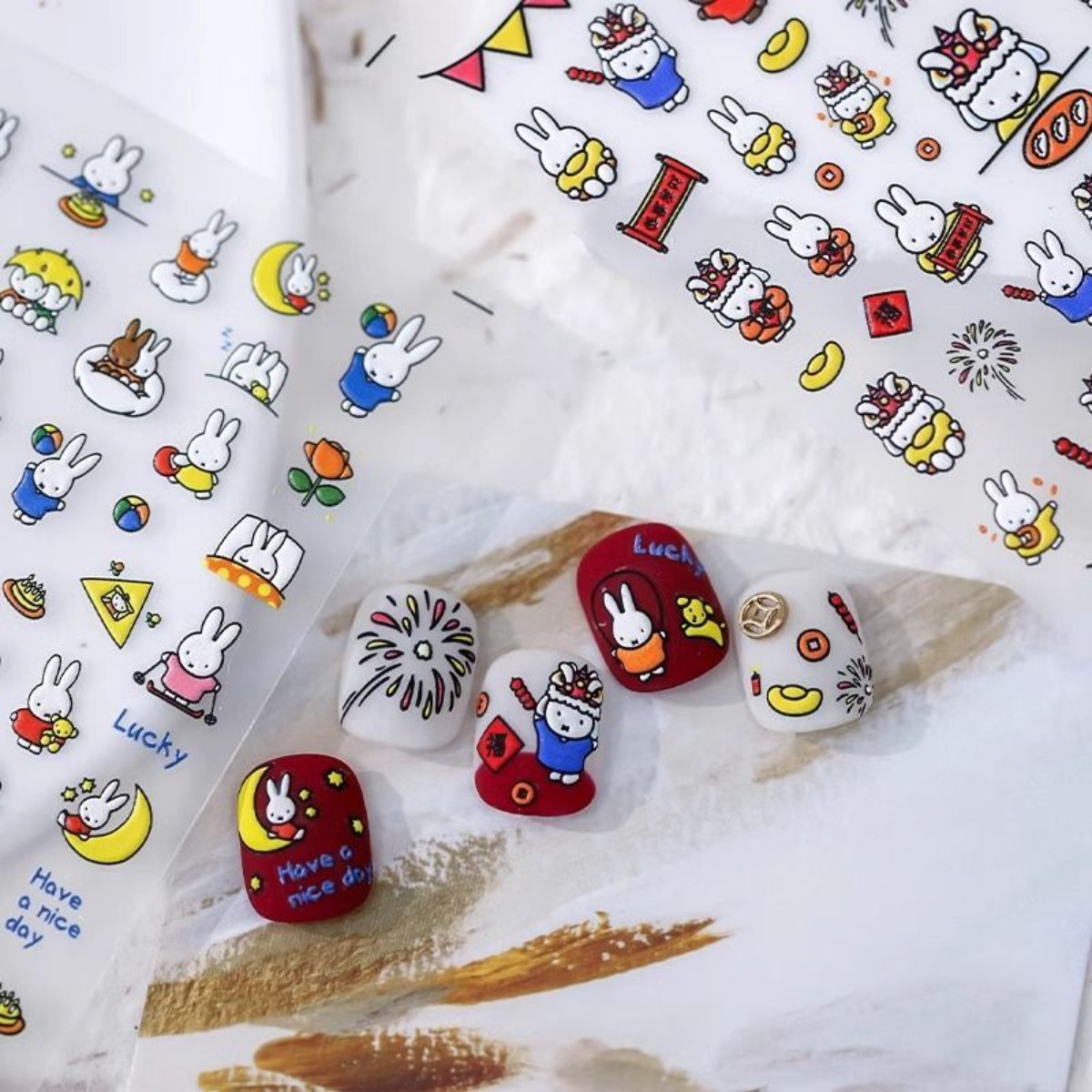 Kawaii Miffy Rabbit Stickers C - огляд і ціна Fire Tablet Accessories