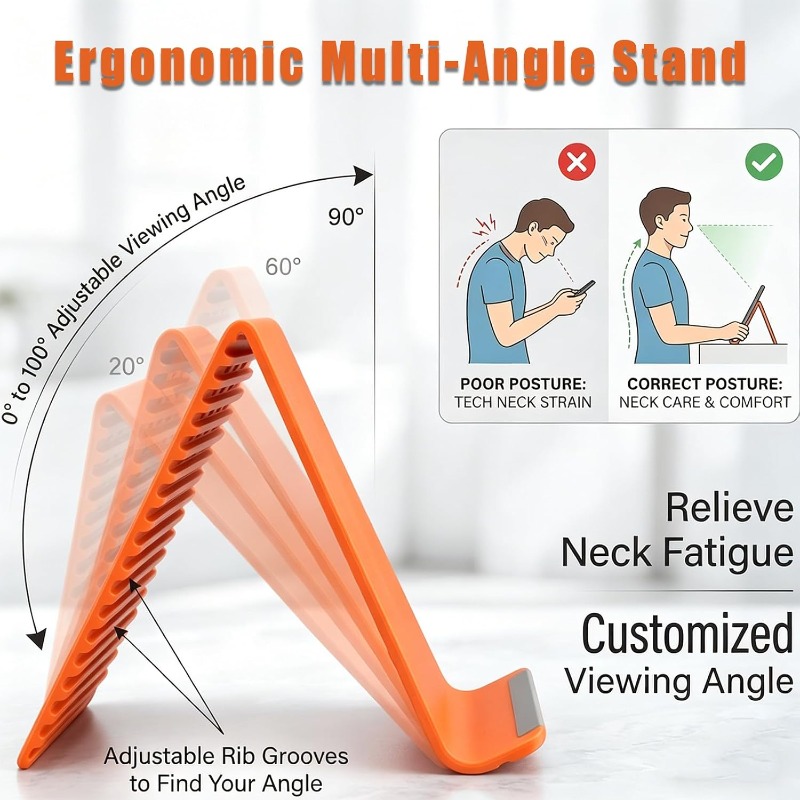 Flexible Foldable Silicone Pho - огляд і ціна Tablet Stand Adjustable