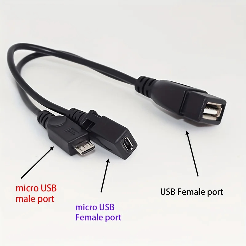 2-in-1 OTG USB to Micro USB Sp - огляд і ціна Fire Tablet Accessories