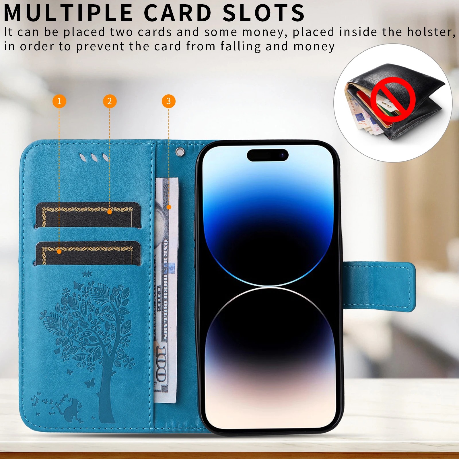 Leather Wallet Flip Case for O - огляд і ціна Oppo Find X8