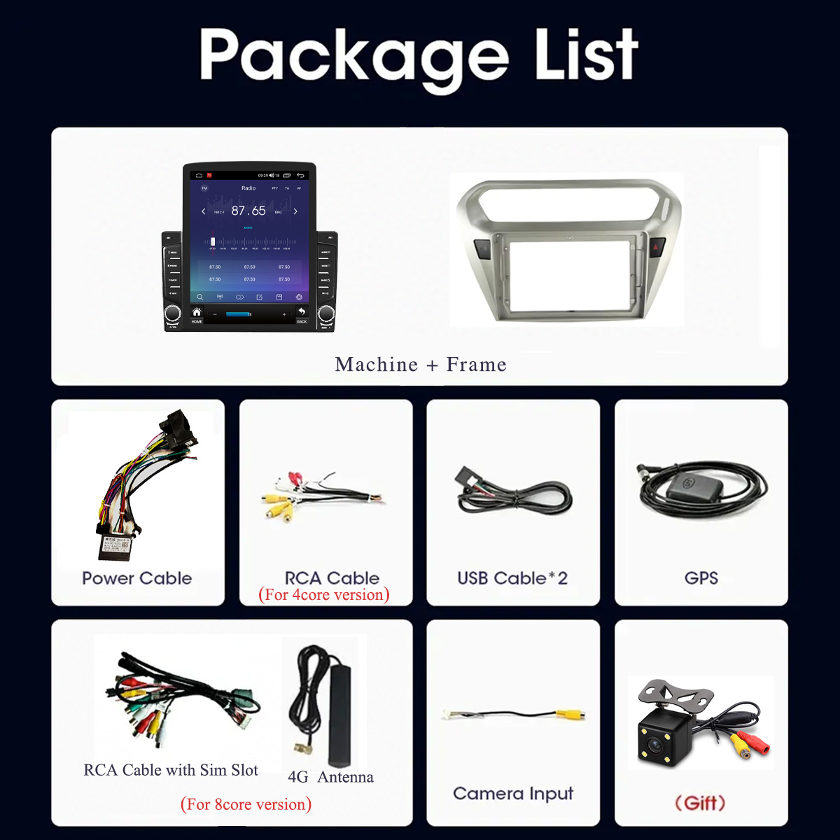 8G+128G Android 14 For Peugeot - огляд і ціна Tablet Danish Mobile & Accessories