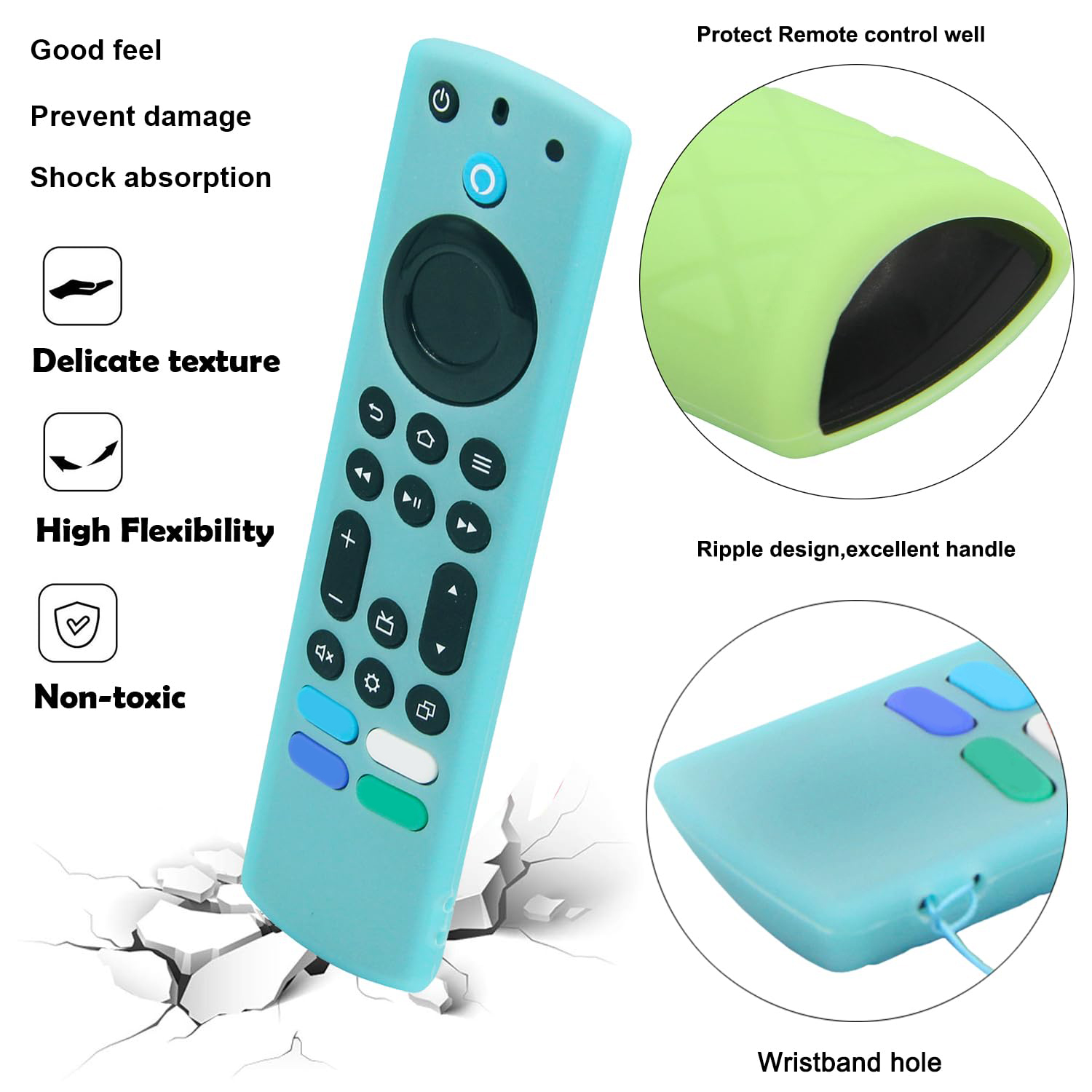 2Pcs Glow in The Dark Silicone - огляд і ціна Fire Tablet Accessories