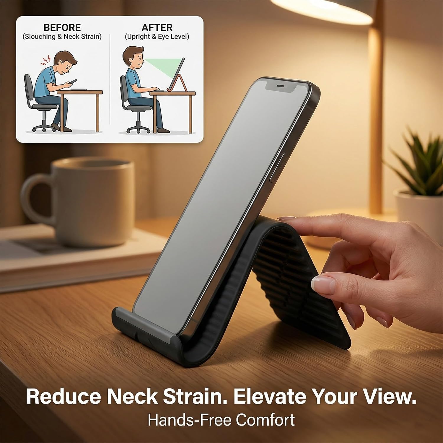 Flexible Foldable Silicone Pho - огляд і ціна Tablet Stand Adjustable