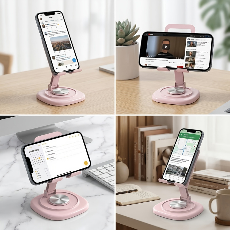 Macaron Desktop Metal Rotating - огляд і ціна Tablet Stand Adjustable