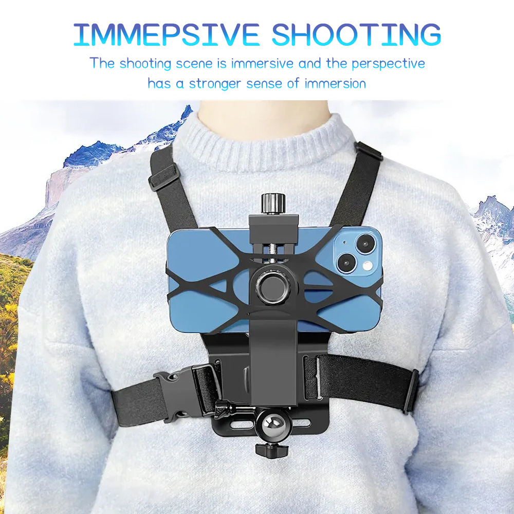Chest Mount Phone Strap Holder - огляд і ціна Tablet Stand Adjustable